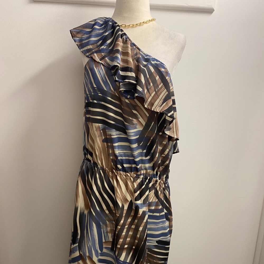 Off the shoulder satin dress